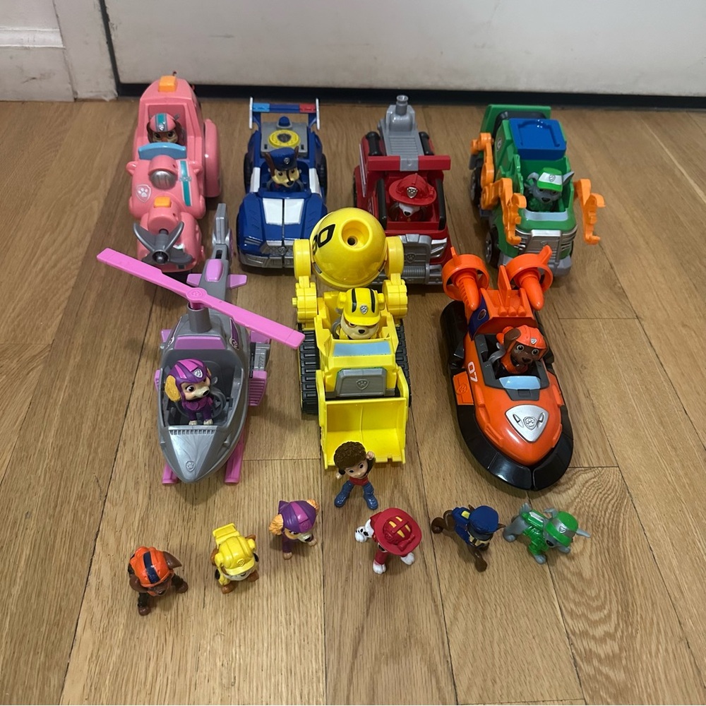 Paw Patrol: The Movie Vehicle Set